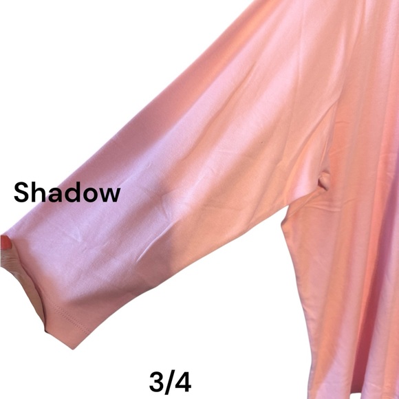 NWT Kim Rogers Pink 3/4 Sleeve V-NECKLINE Top  PLUS  4X     #CL - Picture 3 of 9